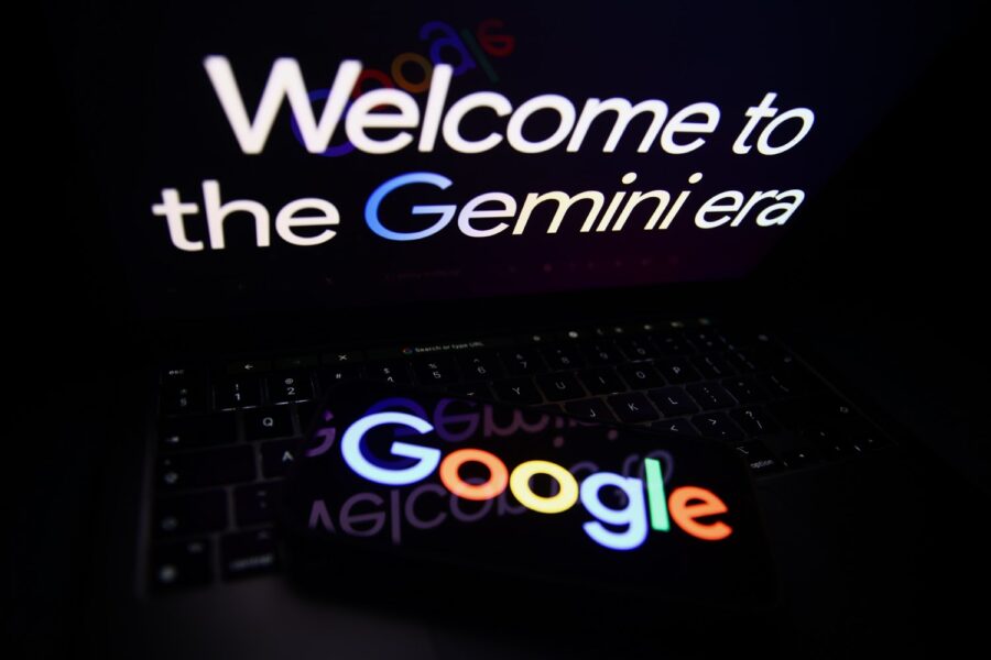 Logotipo do Google e da Gemini
