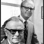 Edward C Johnson (a frente) and Edward C Ned Johnson - Fotos .JOE DENNEHY - GETTY IMAGES