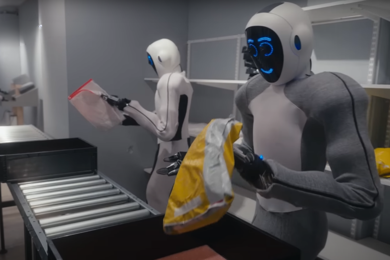 veja os robôs humanoides da parceira da openai em ação