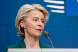 Foto de Ursula von der Leyen, presidente da Comissão Europeia