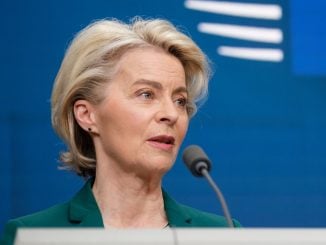 Foto de Ursula von der Leyen, presidente da Comissão Europeia