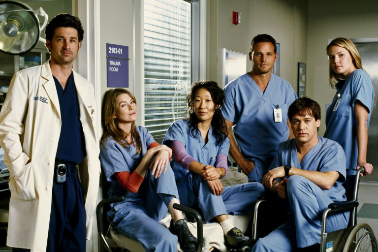 Membros do elenco da série de televisão norte-americana "Grey's Anatomy". Foto: Divulgação