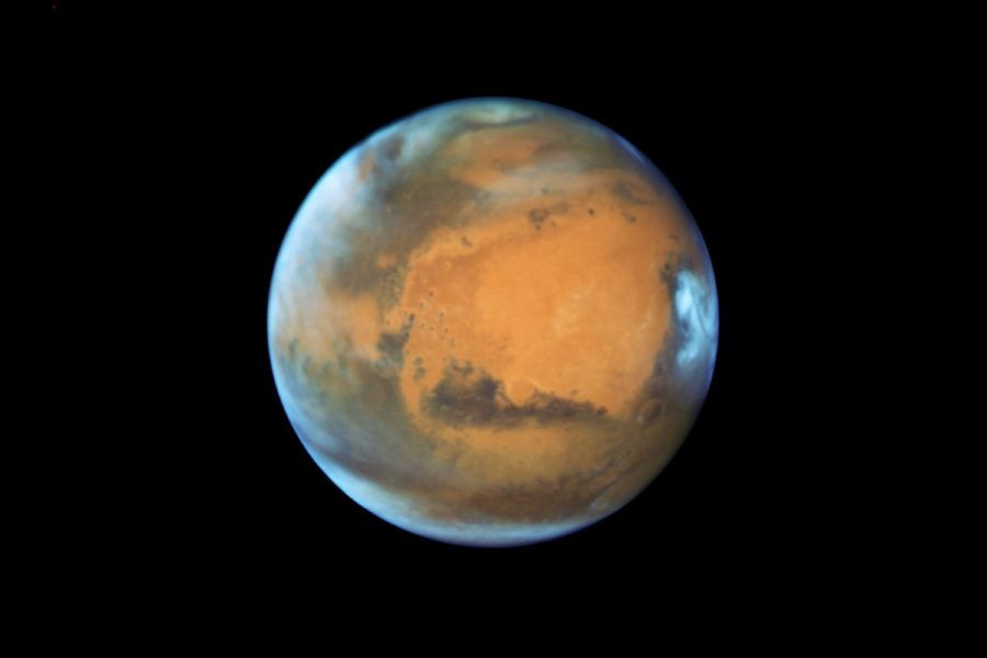 Imagem de Marte, do telescópio Hubble. Divulgação da NASA via Reuters