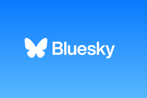 Logo da rede social Bluesky