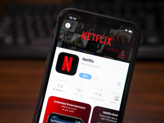 Logo da Netflix em um iPhone