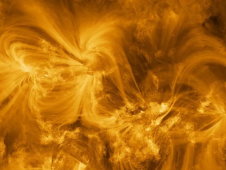 Imagem do Sol capturada pelo Solar Orbiter