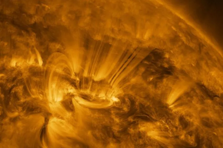 Imagem do Sol capturada pelo Solar Orbiter