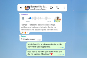 Foto ilustrativa do novo recurso de transcrição de áudio do WhatsApp