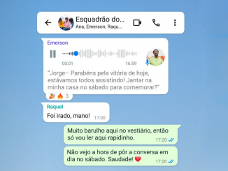 Foto ilustrativa do novo recurso de transcrição de áudio do WhatsApp