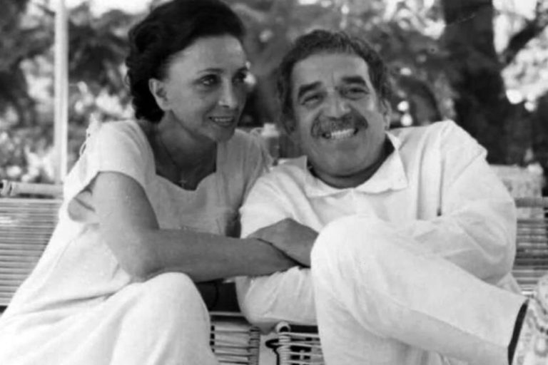 María Luisa Elío e Gabriel García Márquez