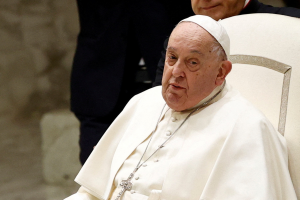 Foto do Papa Francisco no Vaticano