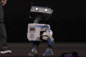 Foto do Blue, robô desenvolvido pela Nvidia em parceria com Disney e Google DeepMind