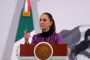 Foto de Claudia Sheinbaum, presidente do México