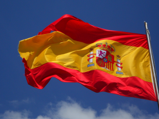 Foto da bandeira da Espanha