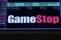 Logo da GameStop na Bolsa de Valores de Nova York