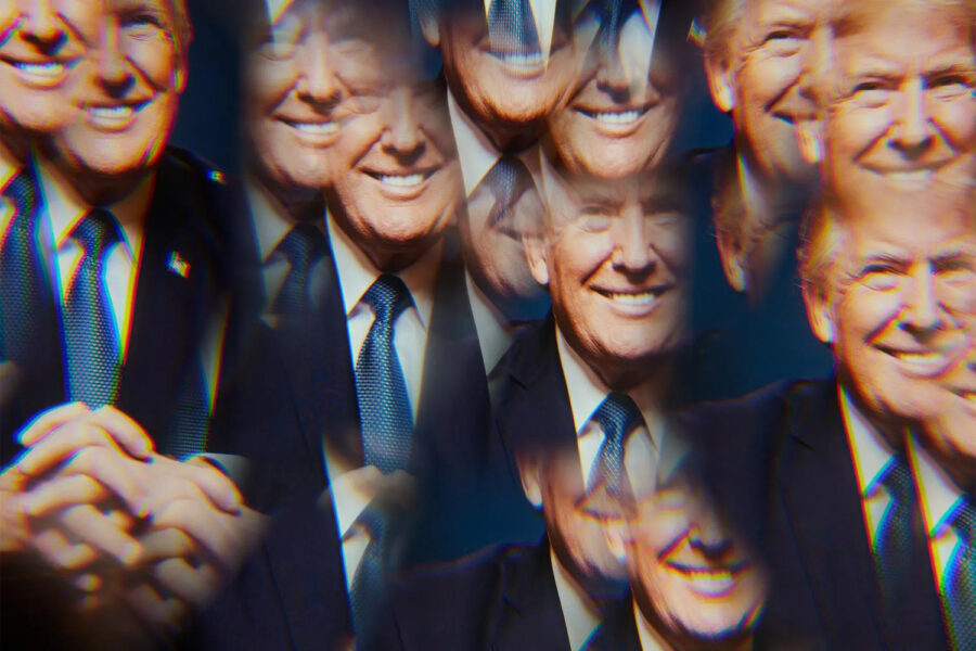 Donald Trump em um caleidoscópio