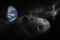 Imagem ilustrativa de um asteroide