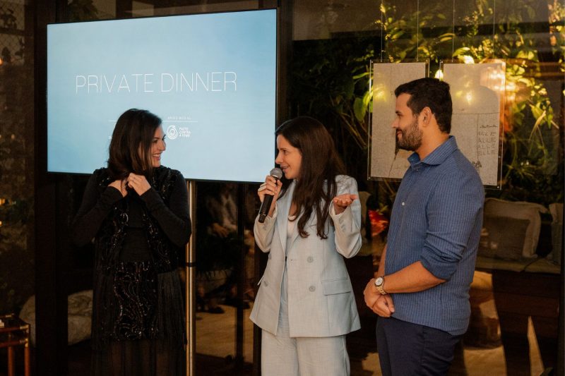 Natalie Klein, Daniela Bulhões e Andre Farias