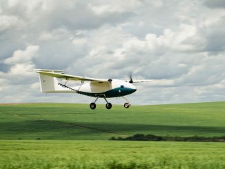 avião agrícola autônomo e elétrico