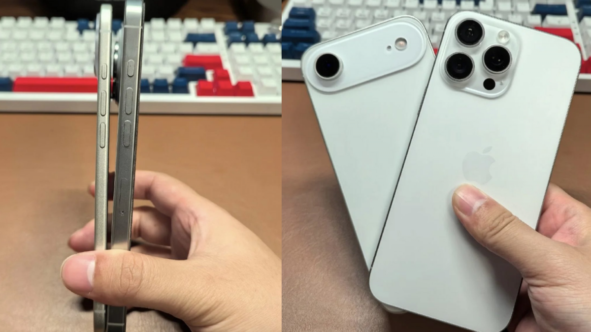 iPhone 17 Air vs. iPhone 16 Pro Max: Fotos Mostram Diferenças no Design