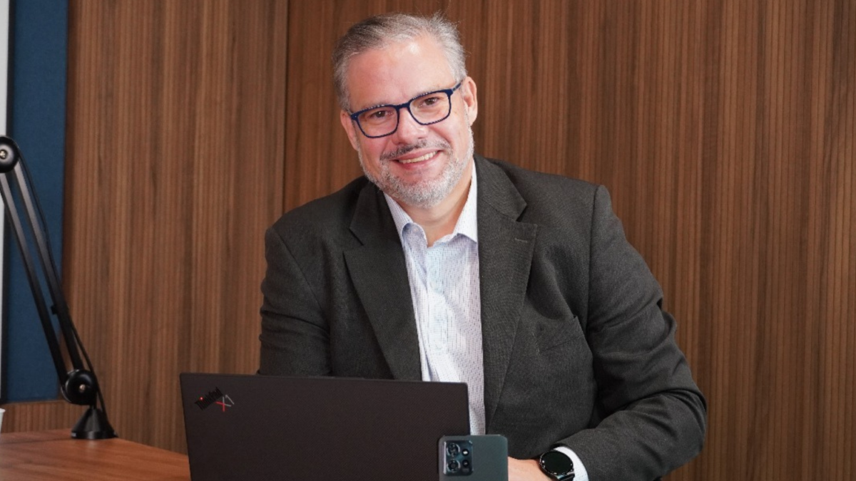 Foto de Erick Pascoalato, gerente-geral da Lenovo ISG Brasil
