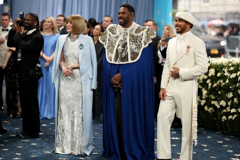 Anna Wintour, Colman Domingo e Lewis Hamilton