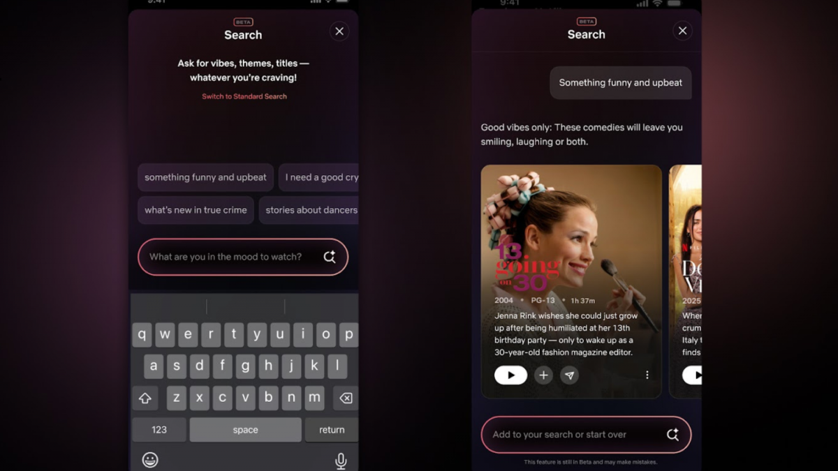 Netflix Implementa Busca por IA e Interface no “Estilo TikTok”