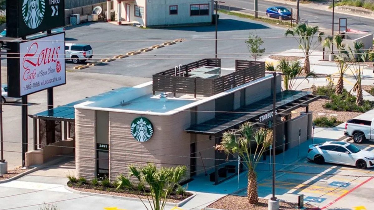 Primeiro Starbucks Impresso em 3D Chega Ao Texas