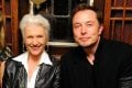 Maye Musk e Elon Musk bilionarios dia das maes