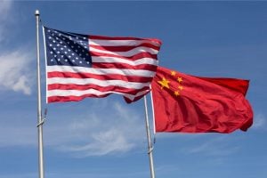 bandeiras dos eua e da china