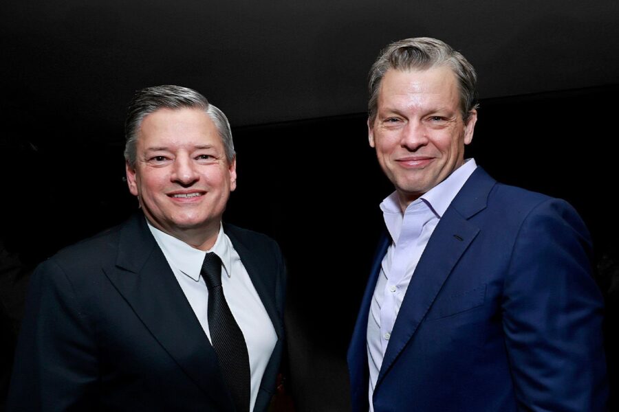 Ted Sarandos e Greg Peters, co-CEOs da Netflix