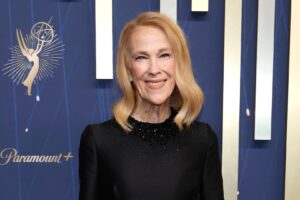 Catherine O’Hara na 77ª edição do Primetime Emmy Awards, em setembro de 2025