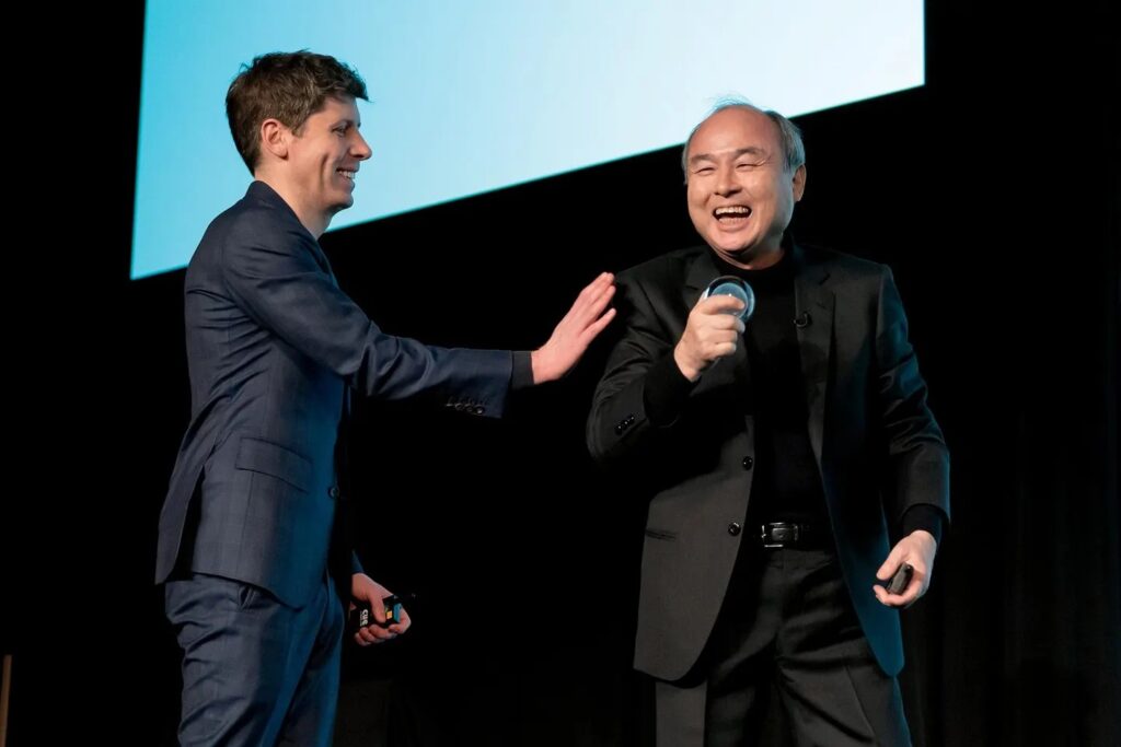 Sam Altman e Masayoshi Son