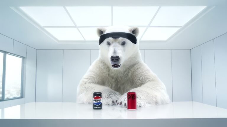 Cena do comercial da Pepsi, que provocou a Coca-Cola