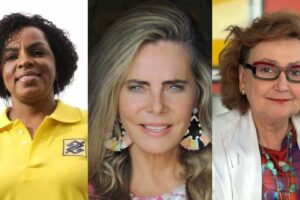 Fofão, Bruna Lombardi e Margareth Dalcolmo