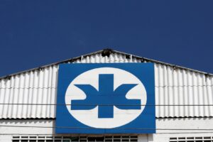 Logotipo da Kimberly-Clark em Maracay, Venezuela