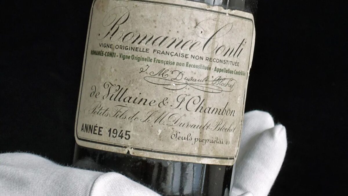 Vinho Francês de 1945 Quebra Recorde e É Leiloado a R$ 4,2 Milhões