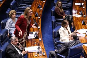 Sessão do Senado que votou a criminização da misoginia