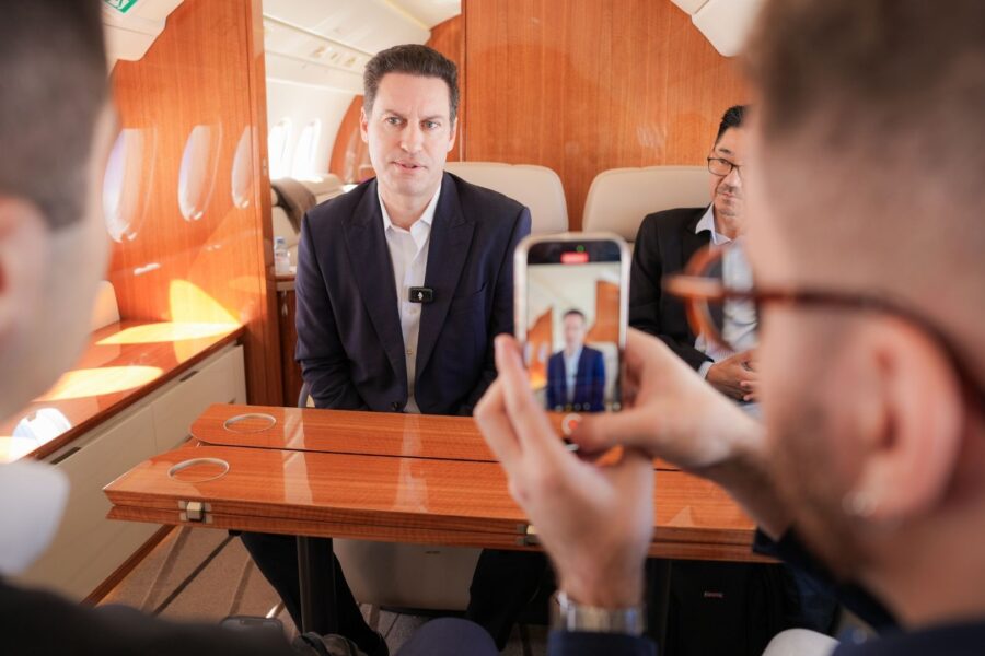 Cada hora de voo do Falcon 6X custa cerca de US$ 7 mil