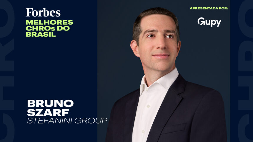 Bruno Szarf é um dos destaques da lista Forbes Melhores CHROs do Brasil em 2026