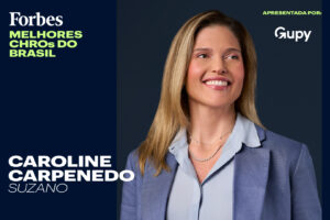 Caroline Carpenedo é um dos destaques da lista Forbes Melhores CHROs do Brasil em 2026