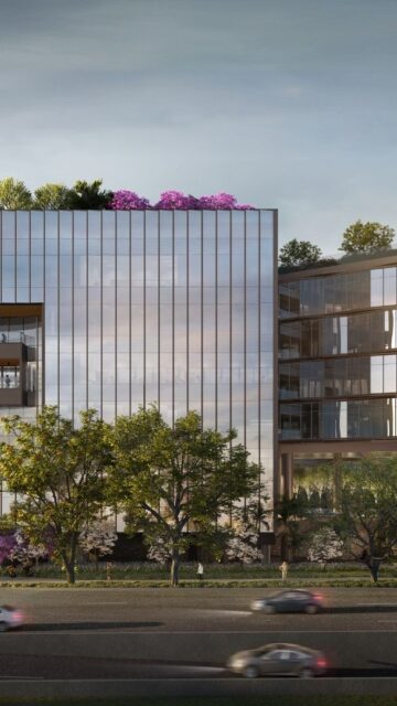 A entrega do Campus JK, nova sede do Santander, está prevista para o segundo semestre de 2028