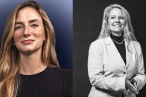 Luana Lopes Lara e Gwynne Shotwell