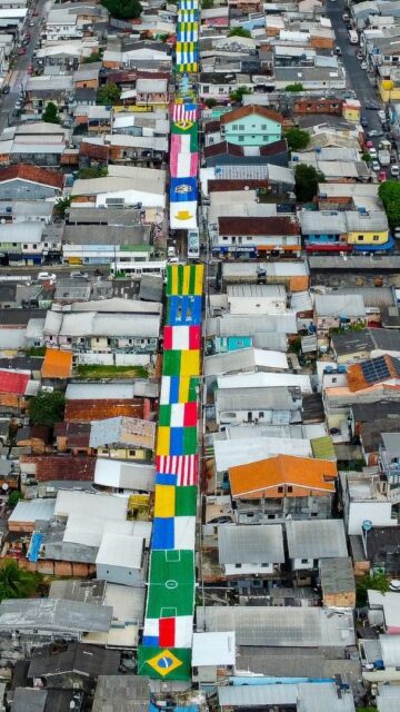 Vista aérea de Manaus (AM) em 23 de maio de 2026, nos preparativos para a Copa do Mundo