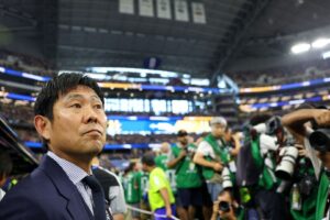 O técnico do Japão, Hajime Moriyasu