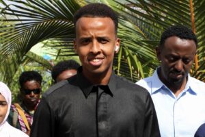 O árbitro somali Omar Abdulkadir Artan