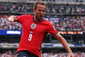 Harry Kane, capitão da Seleção da Inglaterra, está entre os atletas que mais marcaram gols na Copa do Mundo de 2026