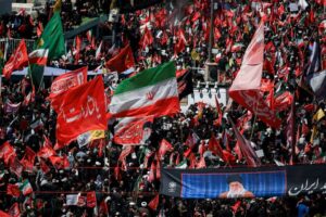 Funeral do aiatolá Ali Khamenei, morto em fevereiro: trégua difícil (Foto Alkis Konstantinidis / Reuters)