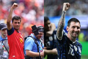Rodri e Messi estão no topo das estatísticas da Copa do Mundo de 2026. O capitão da Espanha foi o jogador que mais fez passes, com 694, e o capitão da seleção argentina figura como artilheiro, com 8 gols no total