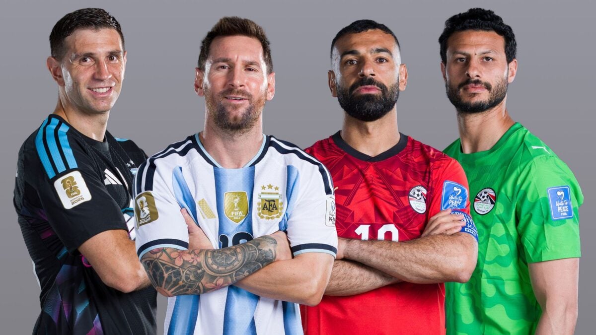 Jogos de hoje na Copa: Argentina x Egito e Suíça x Colômbia